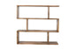 Modern Minimalist Low Book Shelf W120 x D28 x H112 CM -Royal Oak