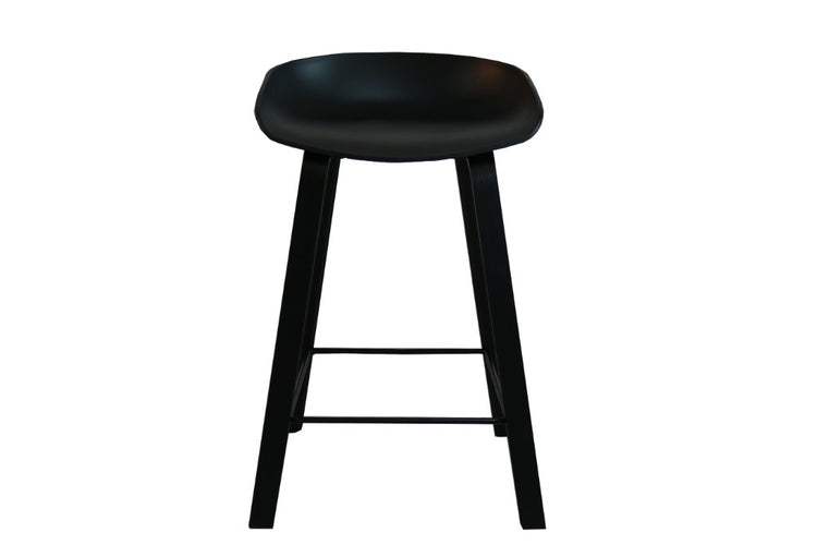CLAIRE BAR STOOL 52X40X85CM-BLK/BLK