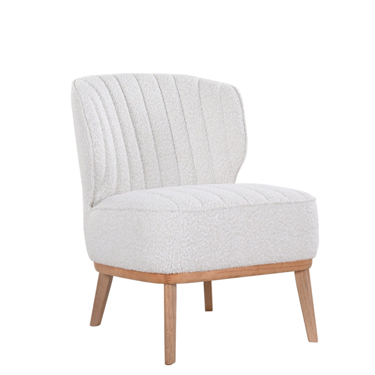 ClovixFabric Arm Chair 64.5X76X85.5CM-Beige