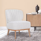 ClovixFabric Arm Chair 64.5X76X85.5CM-Beige