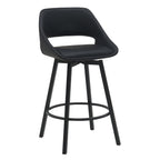 DISTRICT PU BAR CHAIR 49.5X49.5X93CM-BLACK