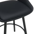 DISTRICT PU BAR CHAIR 49.5X49.5X93CM-BLACK