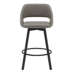 DISTRICT PU BAR CHAIR 49.5X49.5X93CM-L.GREY