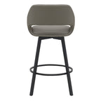 DISTRICT PU BAR CHAIR 49.5X49.5X93CM-L.GREY