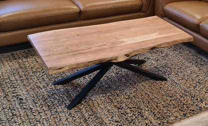 Elba Live Edge Coffee Table -Natural