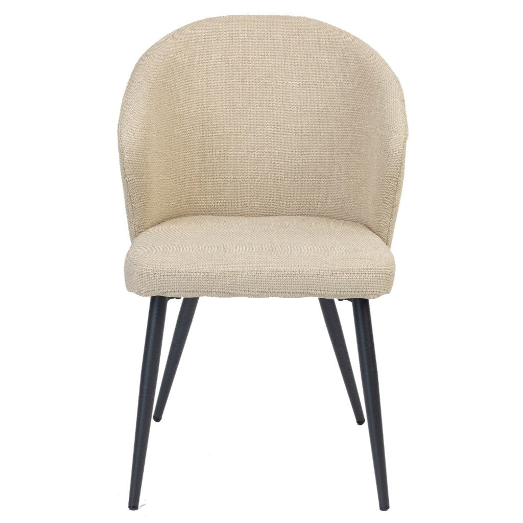 FLICK FAB DIN CHAIR 52X50X85CM-BEIGE