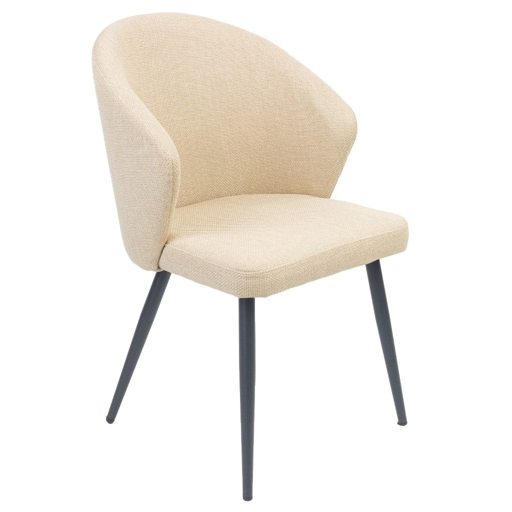 FLICK FAB DIN CHAIR 52X50X85CM-BEIGE