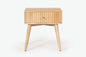 OFFO FLUTE 1 Drawer Bedside Table Natural