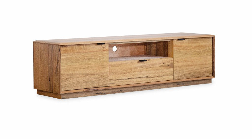 OFFO Galway Blox 2Door 1Drawer 180cm ETU Media Tv Unit-Natural