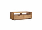 Galvix Blox 2 Drawer Coffee Table -Natural
