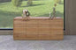 Gallway Marri Timber 220cm 4 Door Buffet-Natural