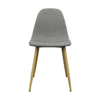 HERRIOT FAB DIN CHAIR 45X55X84CM-LIGHT GRY