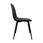 HERRIOT FAB DIN CHAIR 45X55X84CM-BLACK