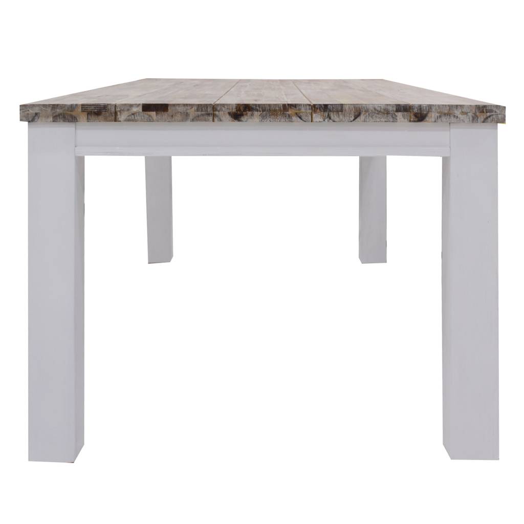 Homestead 225cm Dining Table Only-Vivid White