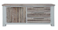 Homestead 145cm 1 Door / 3 Drawer Buffet-Vivid White