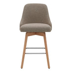 LETO FAB BAR CHAIR 49X52.5X95.5CM-SAND