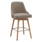 LETO FAB BAR CHAIR 49X52.5X95.5CM-SAND