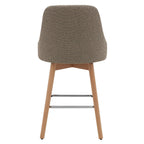 LETO FAB BAR CHAIR 49X52.5X95.5CM-SAND