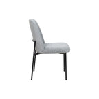 LIBRA FAB DIN CHAIR 62X48X85CM-GRY (SH: 48CM)