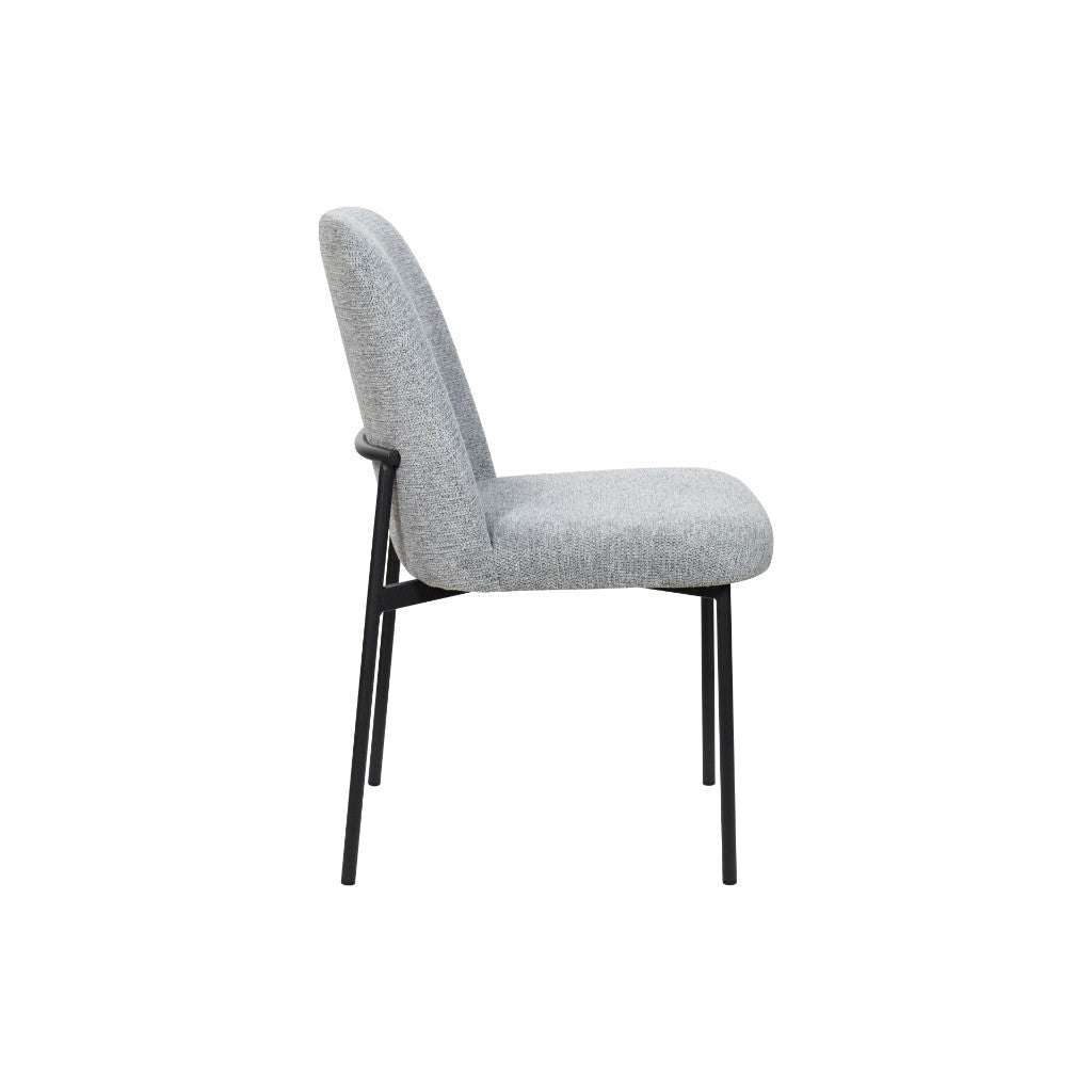 LIBRA FAB DIN CHAIR 62X48X85CM-GRY (SH: 48CM)