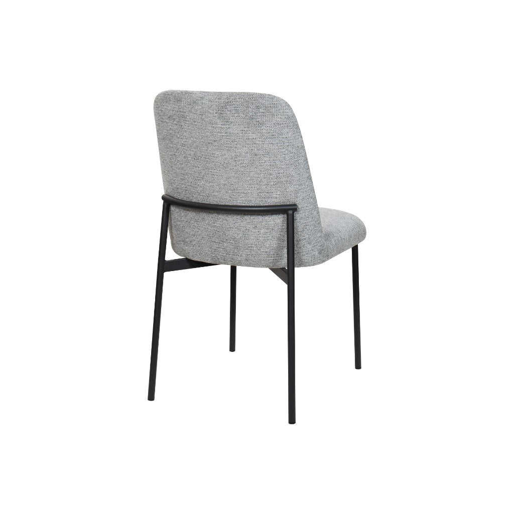 LIBRA FAB DIN CHAIR 62X48X85CM-GRY (SH: 48CM)