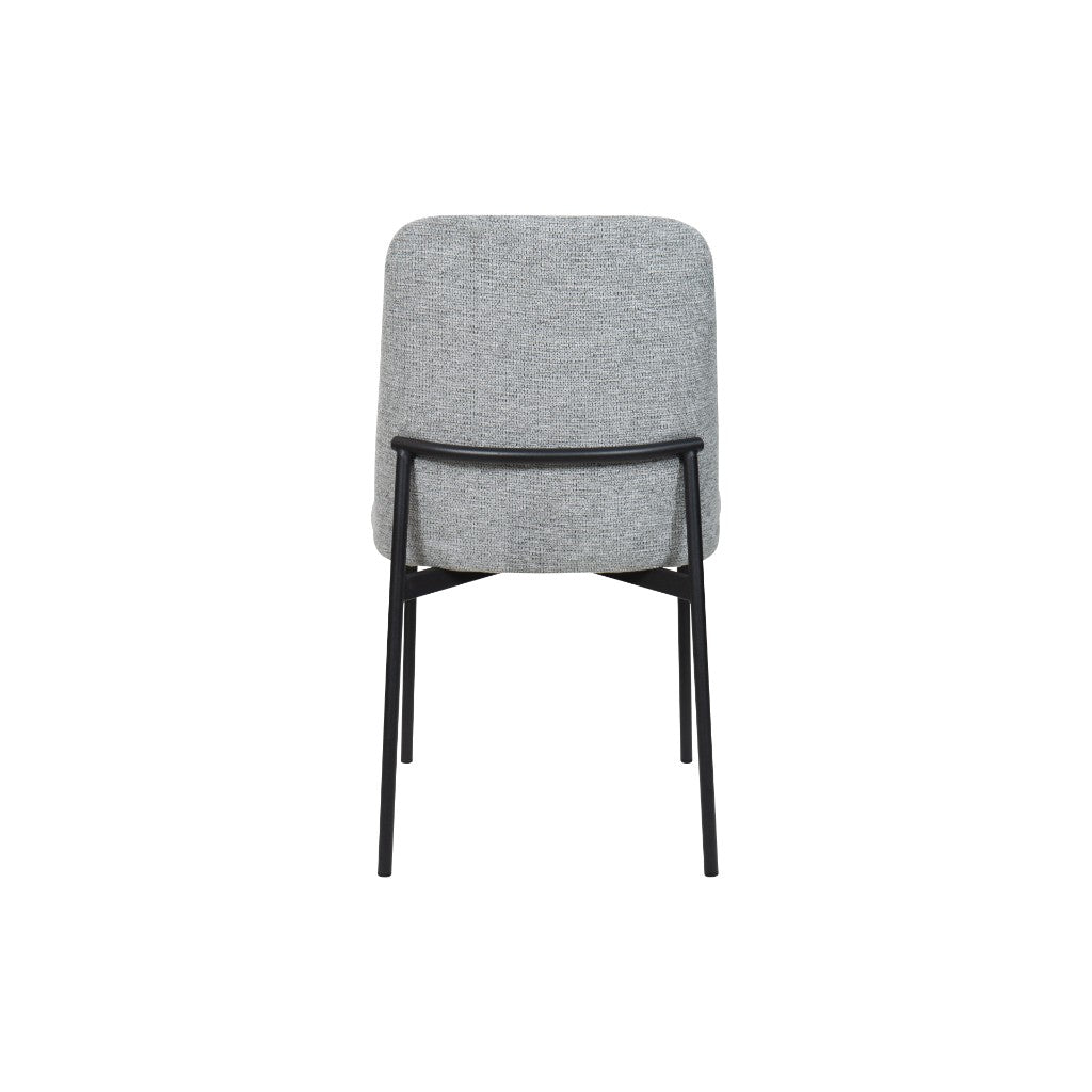 LIBRA FAB DIN CHAIR 62X48X85CM-GRY (SH: 48CM)