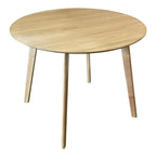 Malovix 5PC Round Dining Table Set-Natural