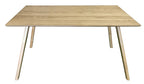 Malovix 5PC Round Dining Table Set-Natural
