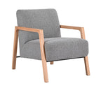 Masovix Fabric Arm Chair Grey