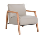 Masovix Leather Arm Chair Wheat