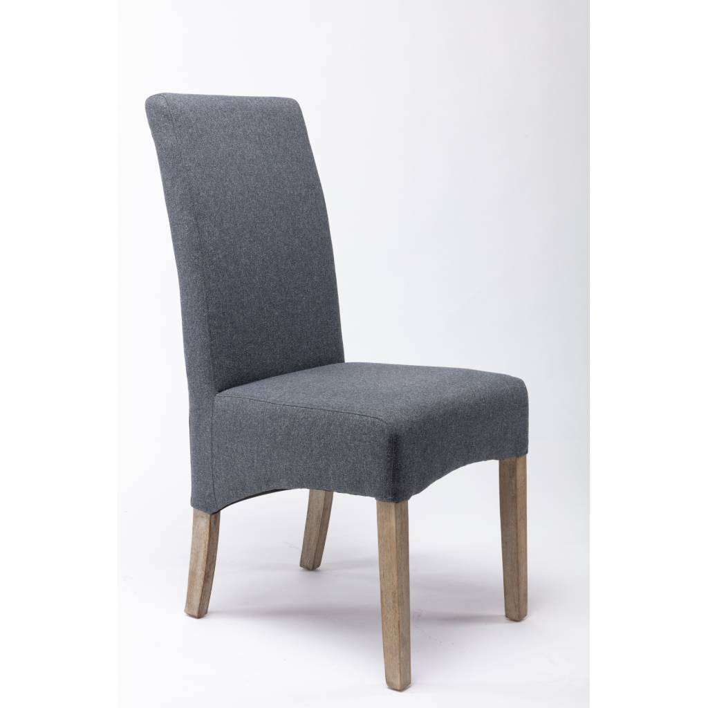 MESSINA/NELSON FAB DIN CHAIR 64X46.5X101.5CM-GREY
