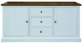 Montreal 165 cm 2 Drawer/ 3 Drawer Buffet- Natural Top Oak White