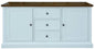 OFFO Montreal 165 cm 2 Drawer/ 3 Drawer Buffet- Natural Top Oak White