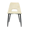 OAKRIDGE FAB DIN CHAIR 46X58X86CM-OATMEAL