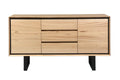 Ohio Kiri Wood 180 cm 2 Drawer /3 Drawer Buffet-Natural Top
