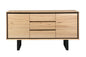 OFFO Ohio Kiri Wood 180 cm 2 Drawer /3 Drawer Buffet-Natural Top