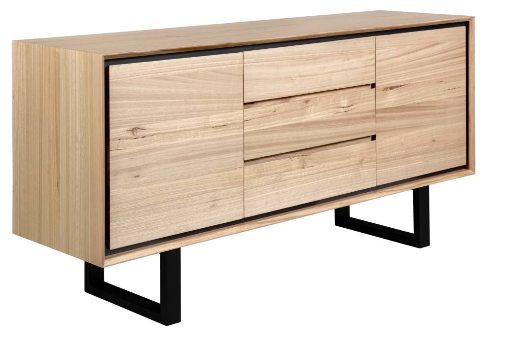 OFFO Ohio Kiri Wood 180 cm 2 Drawer /3 Drawer Buffet-Natural Top