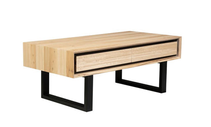 Ohio 2 Drawer Coffee Table -Natural