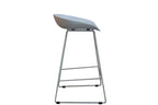 OWEN BAR STOOL 43X42.5X80CM - WHT