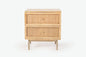 OFFO RAPHIA 2 Drawers Bedside Table  Natural