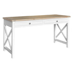 Shellwood Study Desk Table Light Oak Top