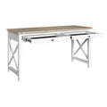 Shellwood Study Desk Table Light Oak Top