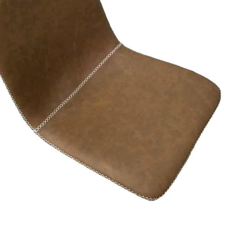 SILVESTER PU BAR STOOL 44X58X75CM -TAN
