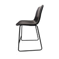 SILVESTER PU BAR STOOL 44X58X75CM -BLACK