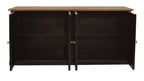 Velivix 4 Drawer Buffet / Sideboard - Oak Black