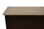 Velivix 4 Drawer Buffet / Sideboard - Oak Black