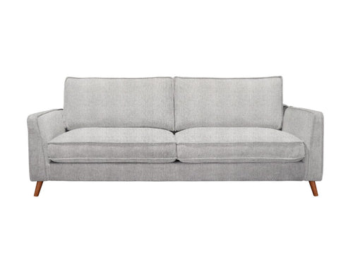 Alex Sofa Collection – Mid-Century Elegance for Modern Living 3 Seater Sofa-Glacier