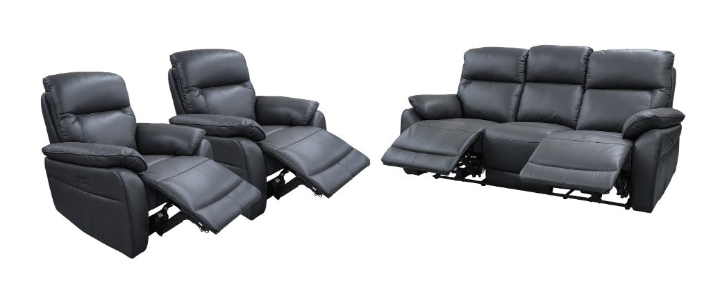 Aspecvix Electric Recliner Leather Sofa