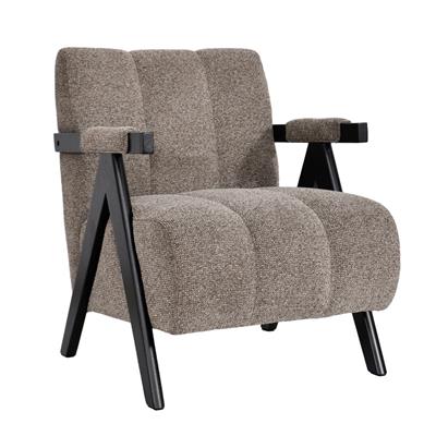 Atlavix Fabric Accent Chair+ Stool