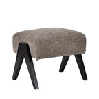 Atlavix Fabric Accent Chair+ Stool